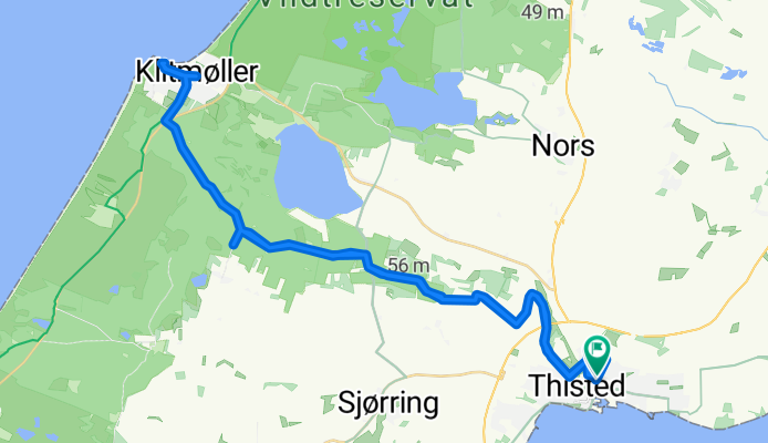 Thisted- Klitmøller- Thisted