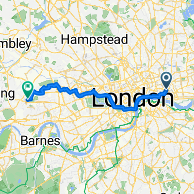 Liverpool Street to Alfred Road