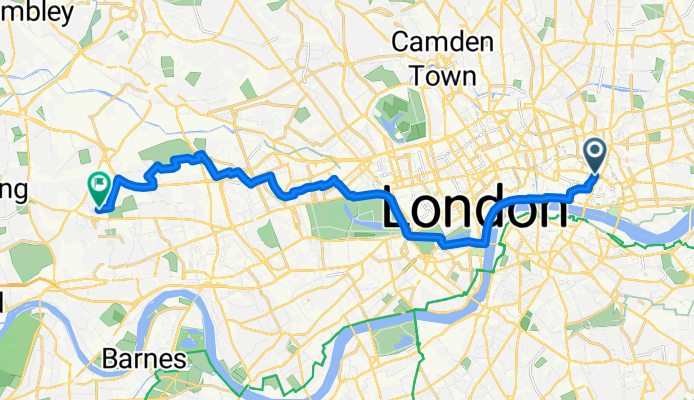 Liverpool Street to Alfred Road