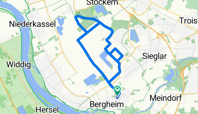 Gertrud-Bäumer-Straße, Troisdorf nach Gertrud-Bäumer-Straße, Troisdorf