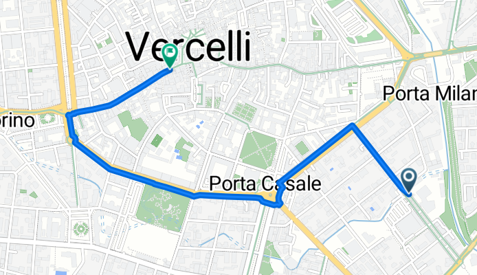 Da Corso Magenta a Piazza Camillo Cavour