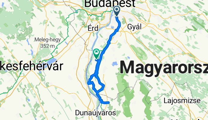 Vízisport utca, Budapest - Vasút utca, Szigetszentmárton