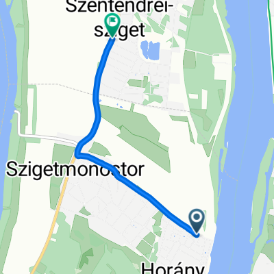 Monostori utca - Csóka utca