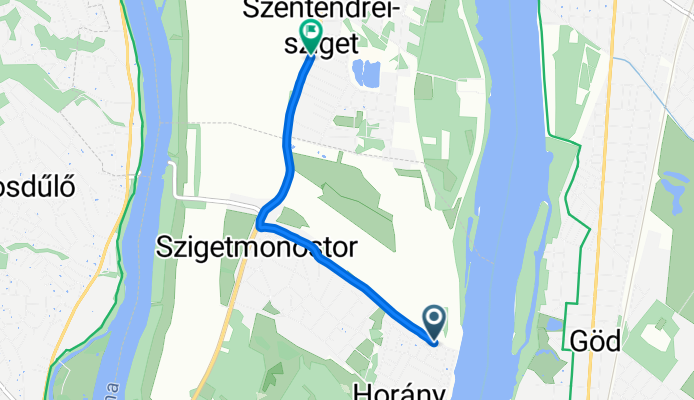 Monostori utca - Csóka utca