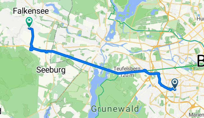 Pfalzburger Straße 43-44 nach Clara-Zetkin-Straße 30a