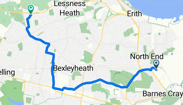 Optima Park to Woolwich Road