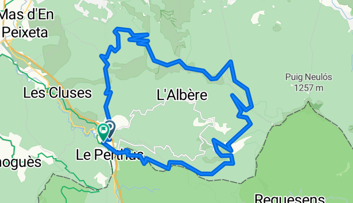 66 Le-Perthus les Cluses Caseta-del-soldat Colls de Llinas, de Sant Joan, de l'Ullat St-MartÃ-de-l'Albera Collada Pla de l'Arca