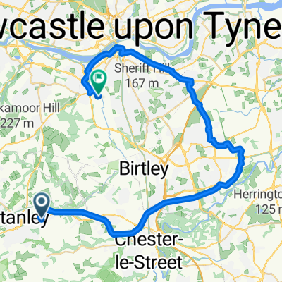 Acton Dene, Stanley to Third Avenue, Gateshead