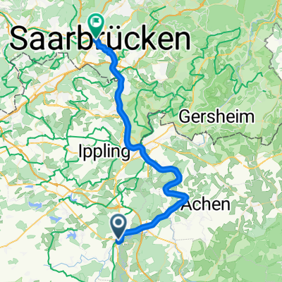 From Sarralbe to Saarbrücken