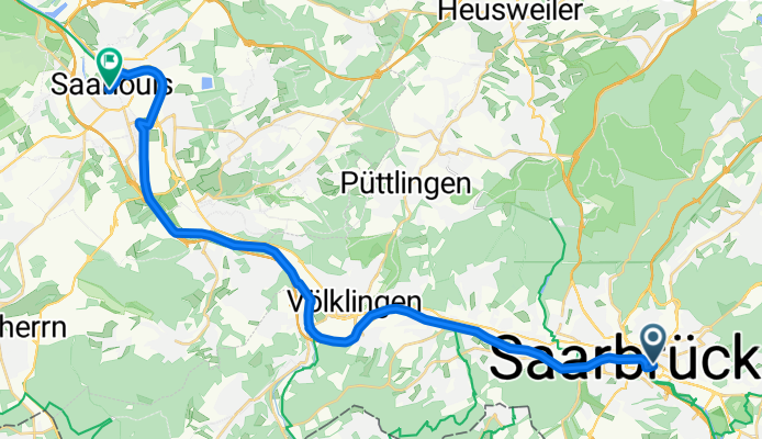 From Saarbrücken to Saarlouis