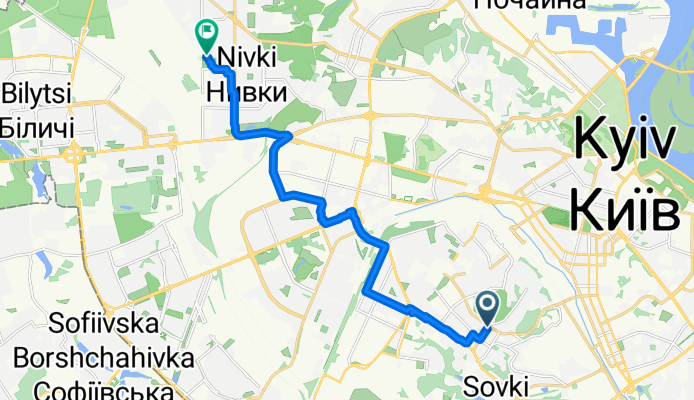 От вулиця Солом'янська до вулиця Мрії