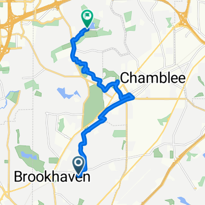 Oostanaula Dr NE, Brookhaven to Candler Lake W, Brookhaven