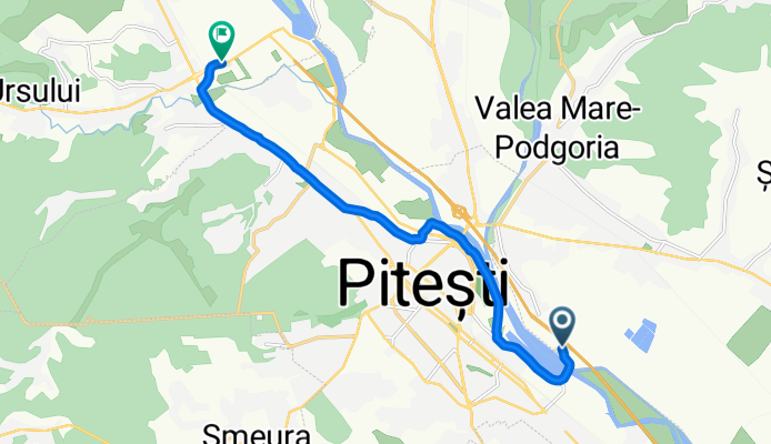 Autostrada București-Pitești, Ștefănești to Strada Serelor, Bascov