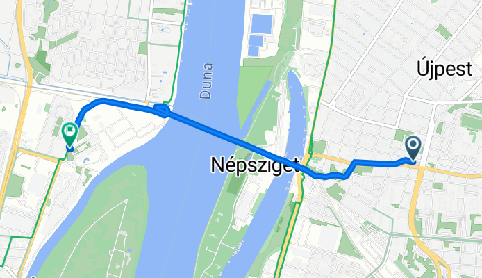 Petőfi Sándor utca, Budapest - Ángel Sanz Briz út, Budapest