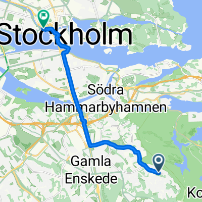 Emågatan, Bagarmossen to Hantverkargatan, Stockholm