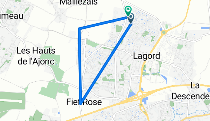 Itinéraire à Lagord