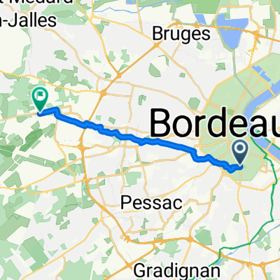 De Cours de l'Yser à Avenue Marcel Dassault