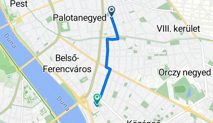 Rákóczi tér, Budapest - Gabona utca, Budapest