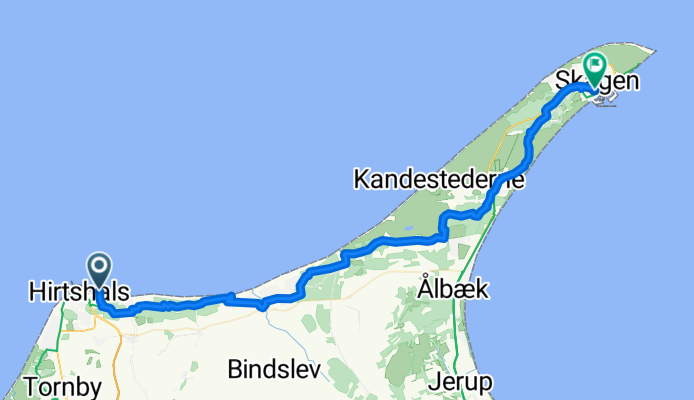 From Hirtshals to Skagen