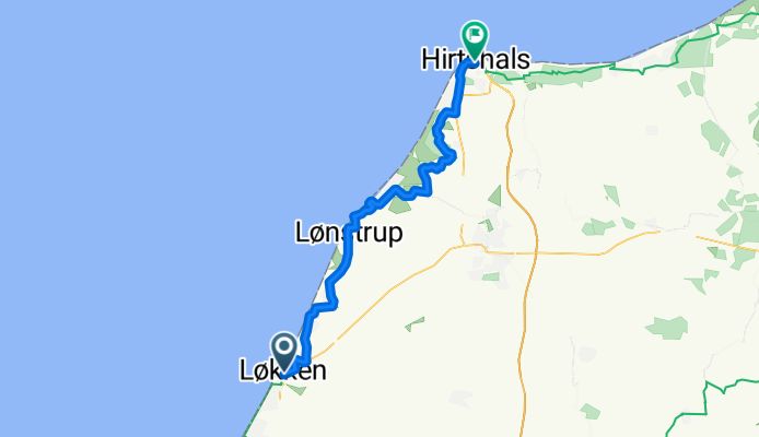 From Løkken to Hirtshals