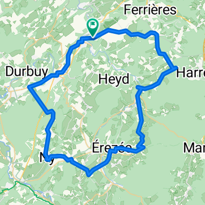 Au-Dessus des Hans, Durbuy naar Au-Dessus des Hans, Durbuy