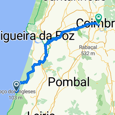 Von Marinha Grande bis Coimbra