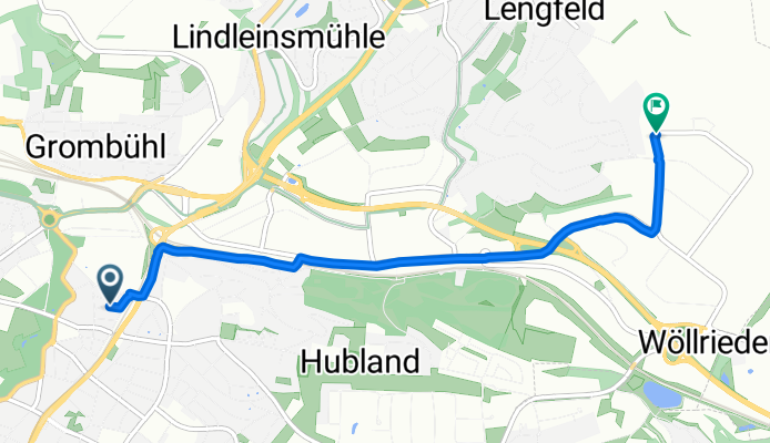 Annastraße, Würzburg nach Friedrich-Bergius-Ring, Würzburg