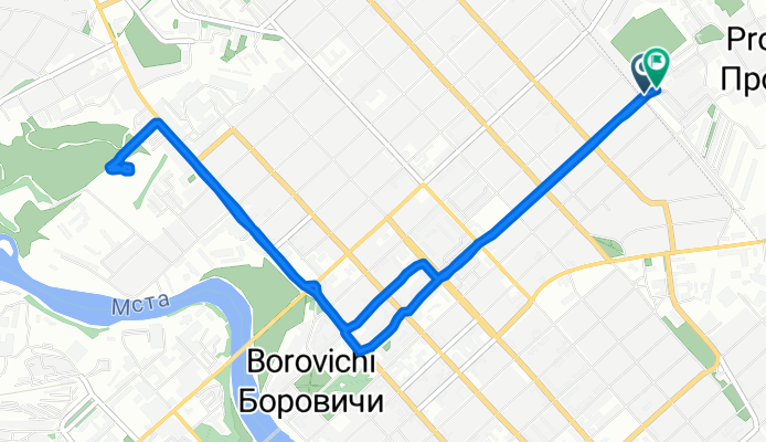 улица Гагарина, Боровичский район до улица Гагарина, Боровичский район