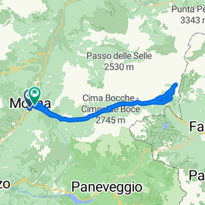 Moena - San Pellegrino Pass - Fuciade - Moena