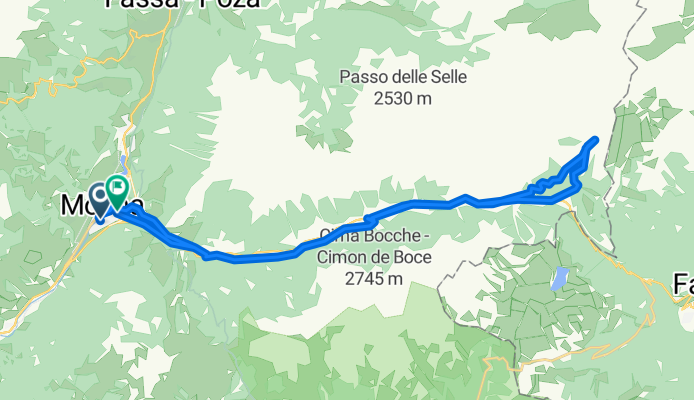 Moena - San Pellegrino Pass - Fuciade - Moena