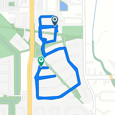 Desert Cloud Ln, Houston to Village Terr, Houston