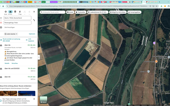 Point fort 1 sur l’itinéraire Bikemap « Von Marchegg bis Thaya »