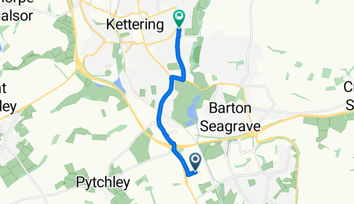 Pytchley, Kettering to Windmill Avenue, Kettering