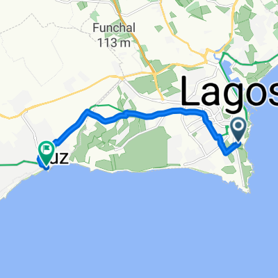 Route to Ponta de Piedad