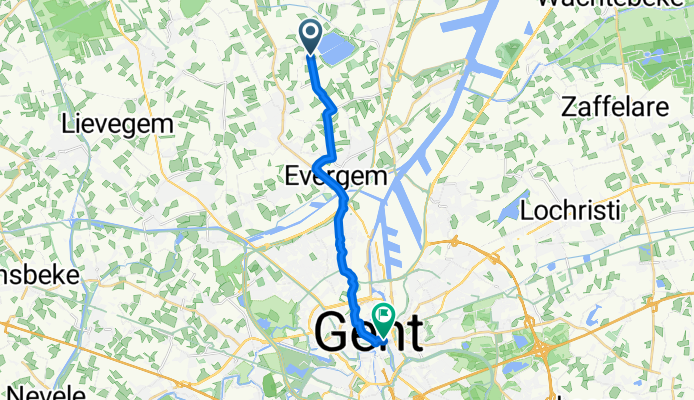 Volpenswege, Evergem naar Coyendans Park, Gent