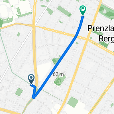 Schwedter Straße, Berlin nach Senefelderstraße, Berlin