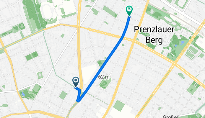 Schwedter Straße, Berlin nach Senefelderstraße, Berlin