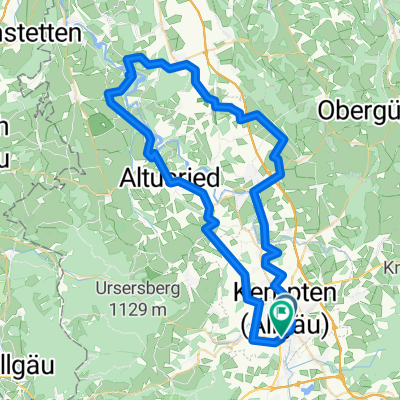 Allgäu - Kemptner Illerrunde