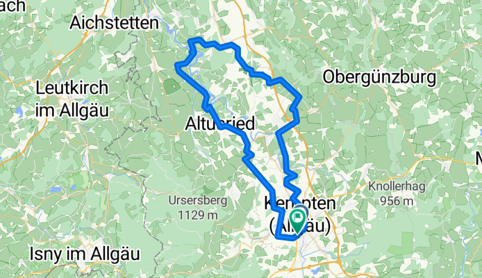Allgäu - Kemptner Illerrunde