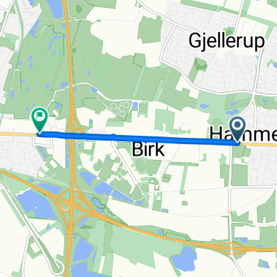 Landbrugsskolestien, Herning to Golfvej, Herning