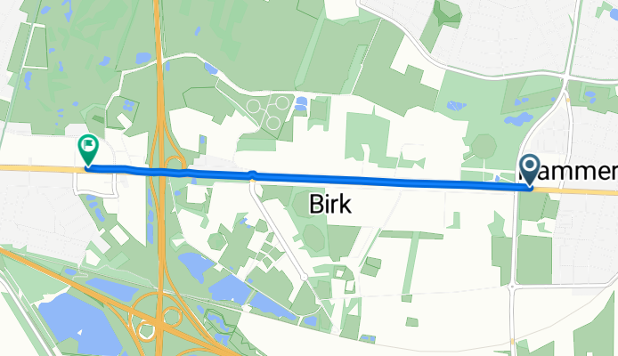 Landbrugsskolestien, Herning to Golfvej, Herning