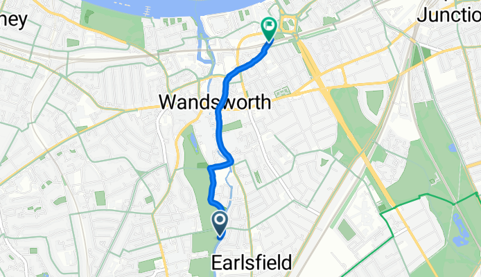 Lydden Grove, London to Cycle Superhighway 8, London