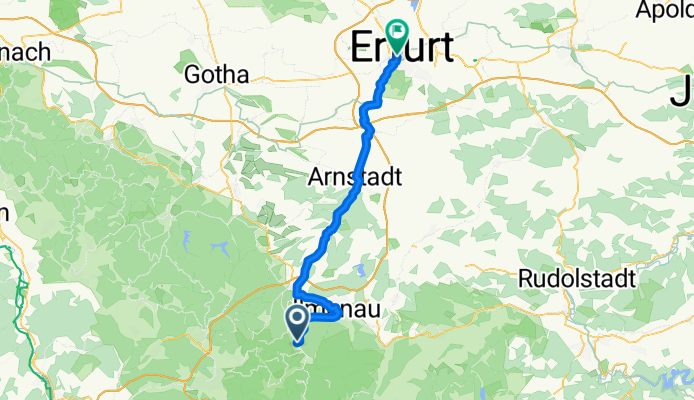 Stützerbach - Erfurt