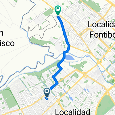 De Carrera 87h 26-38 a Carrera 116A 15c