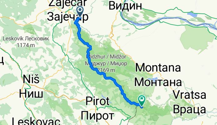 Връшка чука - Ком - 09.2025. (приблизителен маршрут)