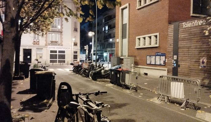 Photo 1 of the Bikemap route "Rue d'Avron to Rue des Entrepreneurs"