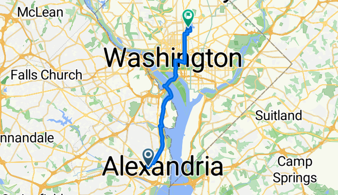 Callahan Dr, Alexandria to Sixth St NW, Washington