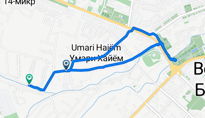 Умеренный маршрут