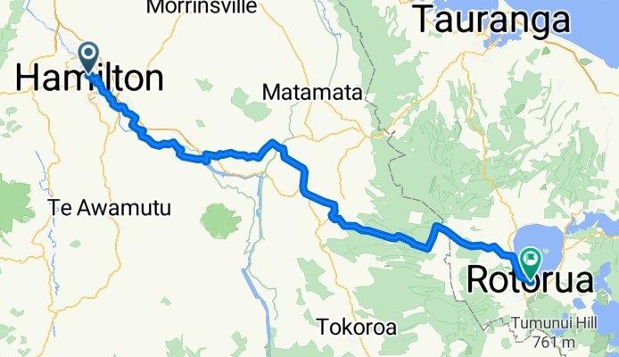 Boundary Rd, Hamilton to Fenton St, Rotorua