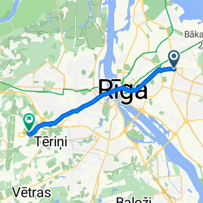 От Braslas iela до Ziemeļu iela